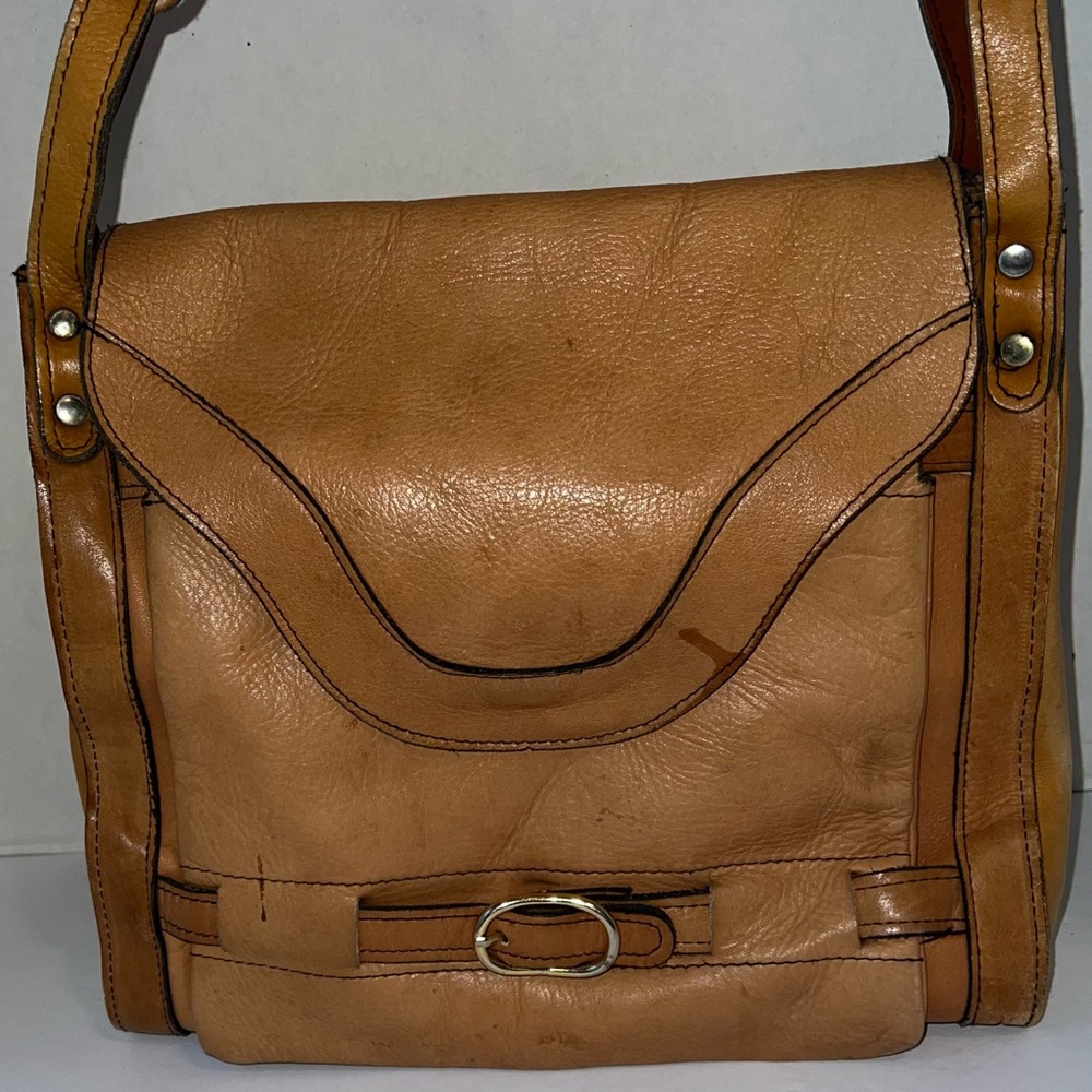 Vintage Leather Satchel Bag